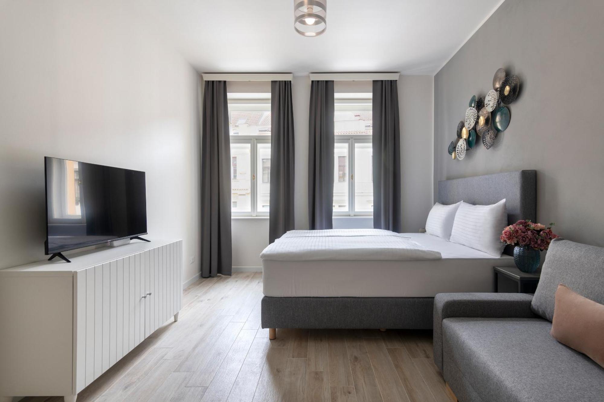 Kinsky Garden Apartments And Suites By Dwellfort 布拉格 外观 照片